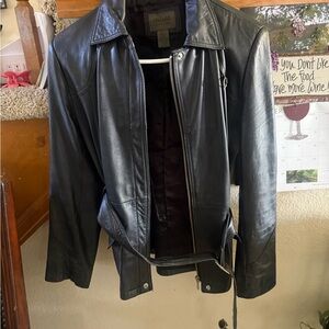 JohnPaulRichard Classic Black Leather Jacket